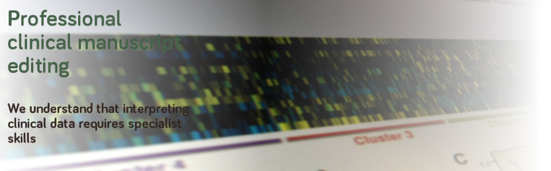Professional clinical manuscript editing